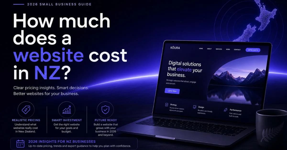 How Much Does a Website Cost in NZ? A 2026 Small Business Guide